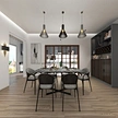 black and white lvt flooring​
